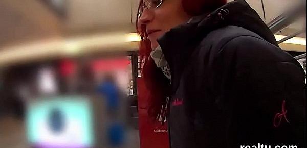  Gorgeous czech kitten gets teased in the mall and pounded in pov
